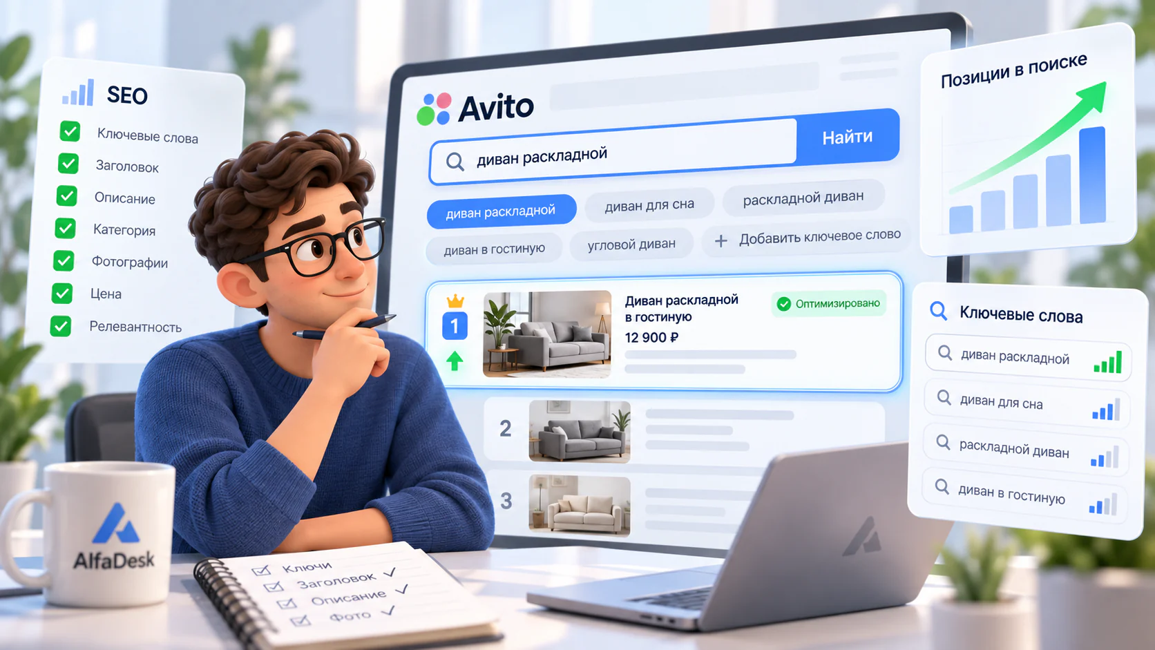 SEO на Авито: ключевые слова, поисковая выдача и оптимизация объявления